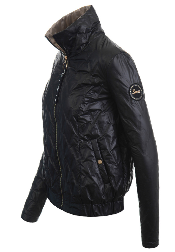 Damska Kurtka Przejściowa Wiosenna Karina Czarna