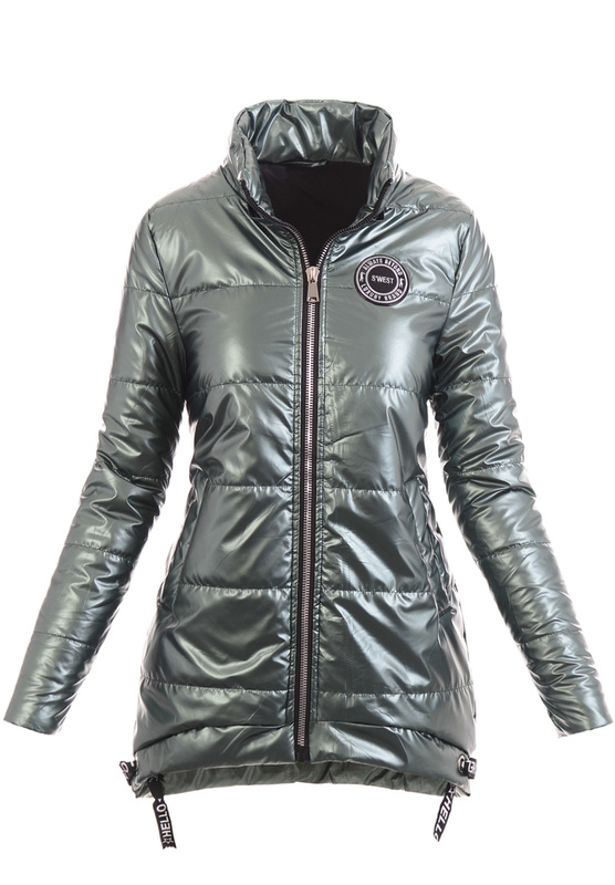 Damska Kurtka Przejściowa Wiosenna Marta Zielona