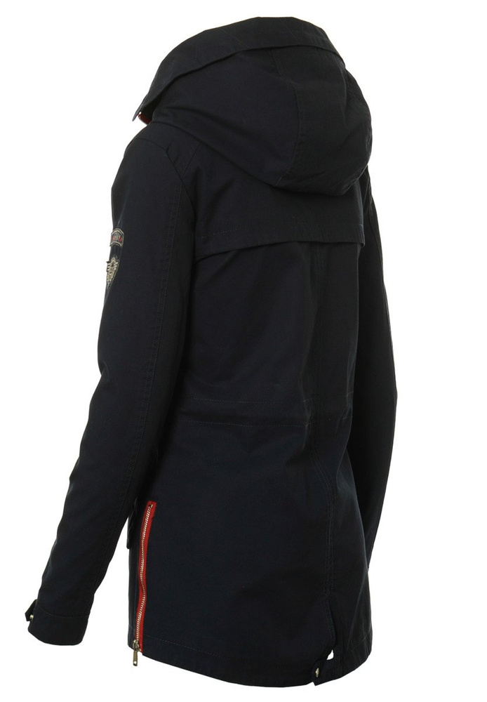 Damska Kurtka Parka Wiosenna Nataly Granatowa