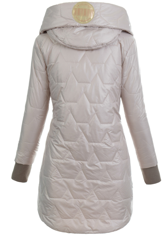 Damska Kurtka Pikowana Wiosenna Ida Beżowa