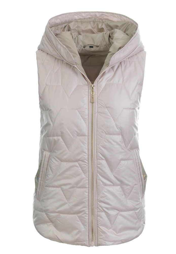 Damska Kamizelka Bezrękawnik Izyda Beżowy