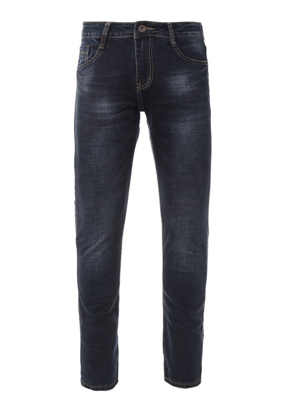 Męskie Spodnie Jeansowe Granatowe