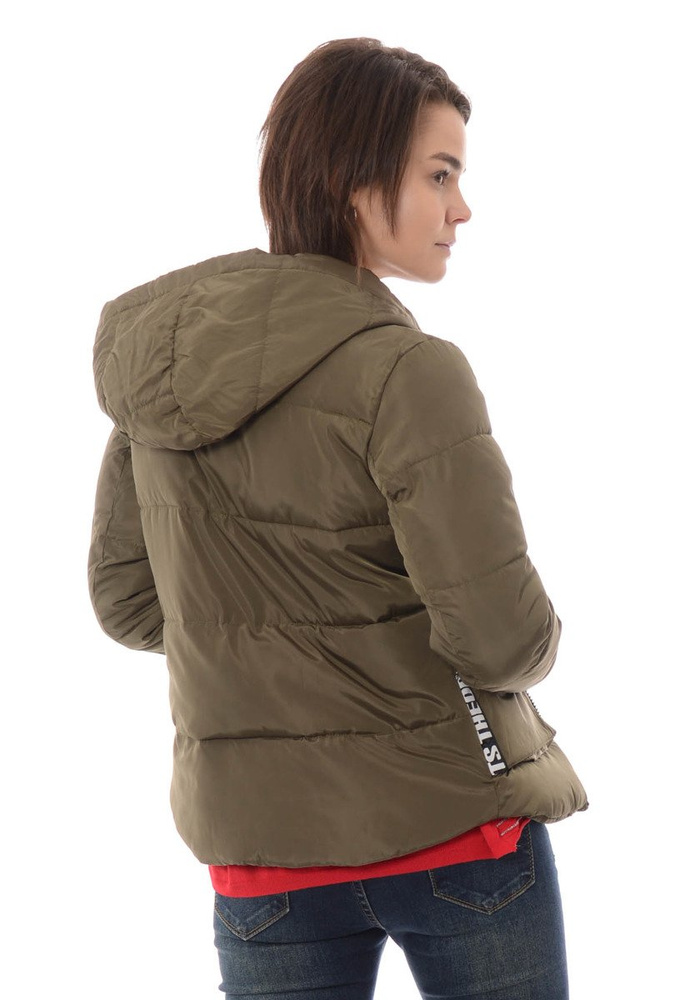 Damska Zimowa Kurtka Ortalionowa Ludmiła Zielona