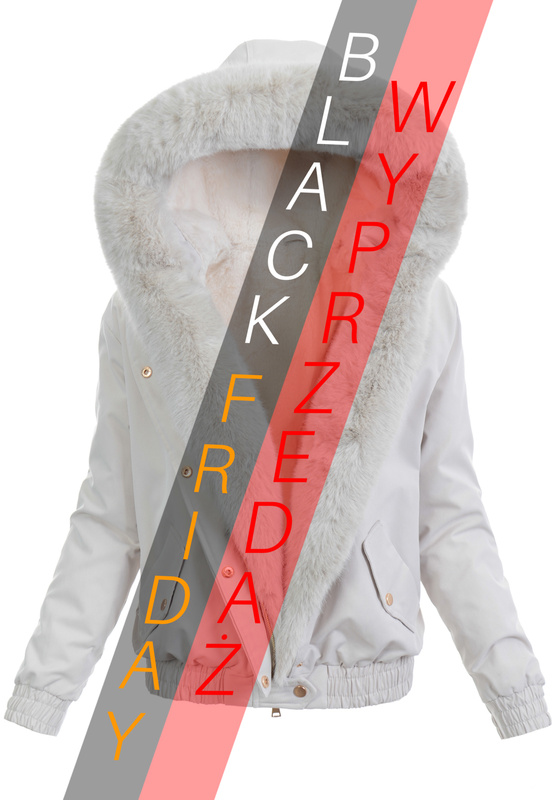 Damska Kurtka Parka Zimowa Alessia Ecru