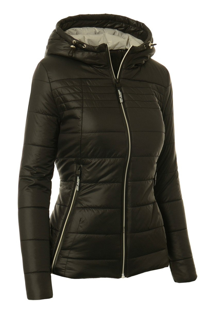 Damska Jesienna Wiosenna Kurtka Marieta Czarna