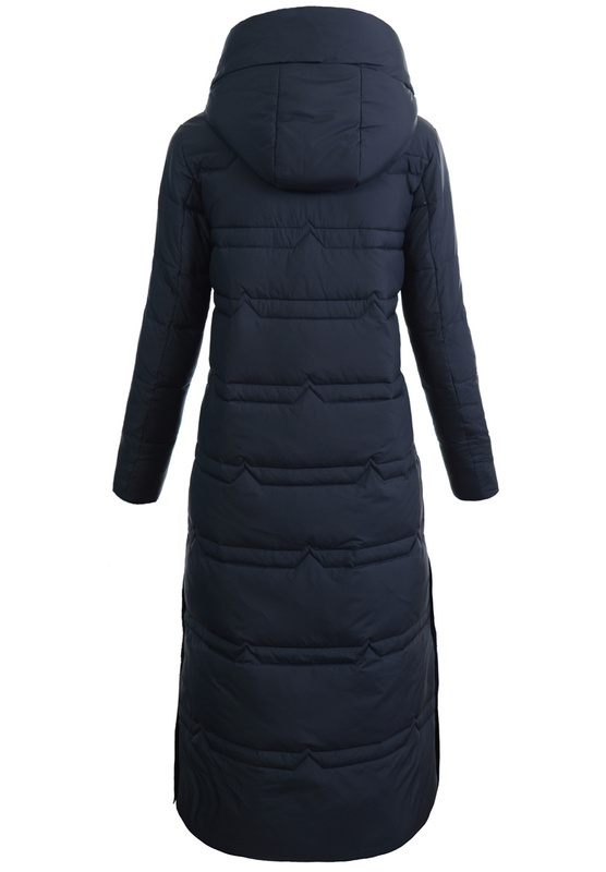 Damska Kurtka Ortalionowa Długa Nina Granatowa