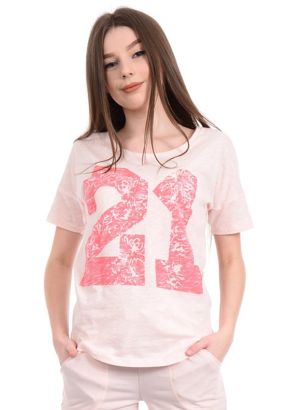 Damska Koszulka T-shirt Różowa