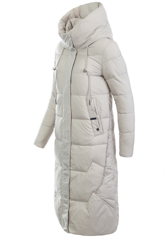 Damska Kurtka Ortalionowa Długa Luiza Oliwkowa