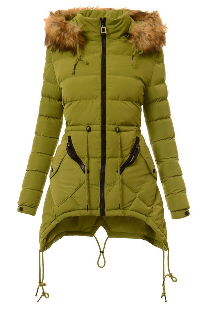 Damska Kurtka Ortalionowa Jasno Zielona