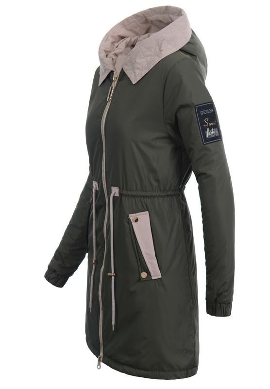 Damska Kurtka Przejściowa Wiosenna Cameron Zielona