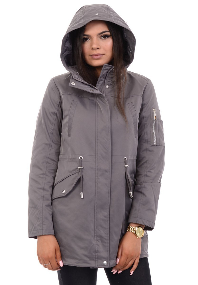 Parka Zimowa 2w1 Sylwia Szara