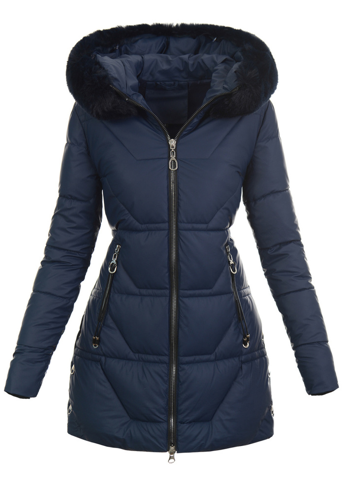Damska Kurtka Zimowa Carmen Granatowa