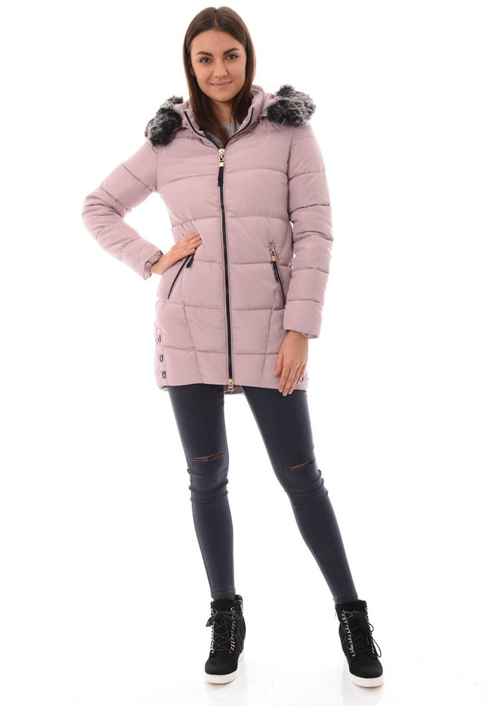 Damska Zimowa Kurtka Ortalionowa Magdalena Różowa