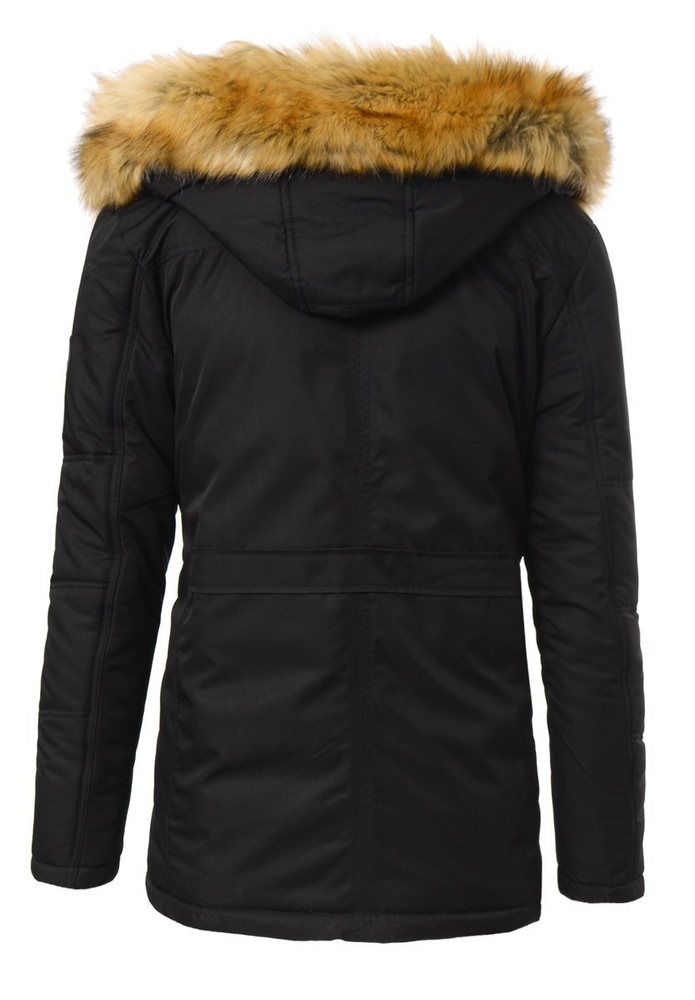 Męska Zimowa Kurtka Robert Czarna