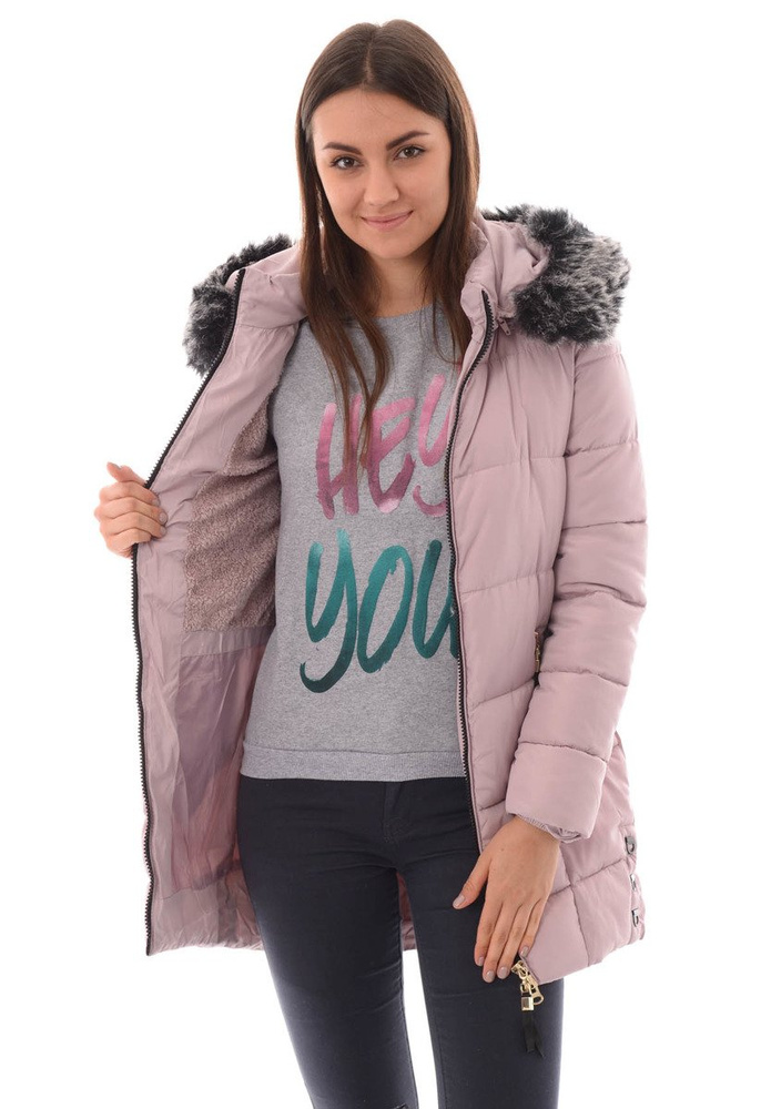 Damska Zimowa Kurtka Ortalionowa Magdalena Różowa