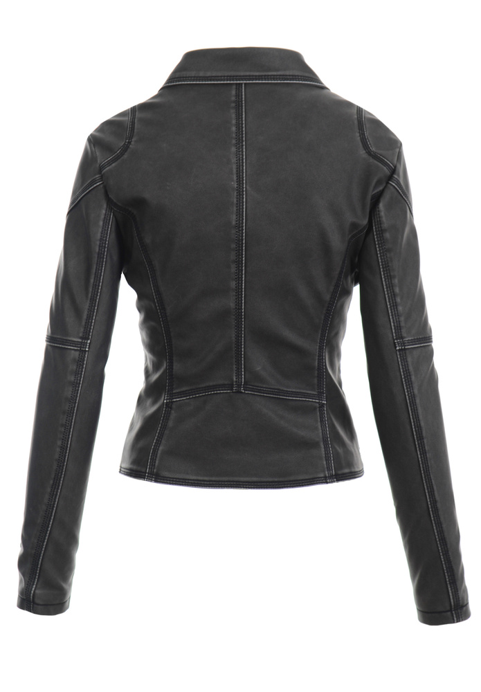 Damska Kurtka Ramoneska Eliza Popielata