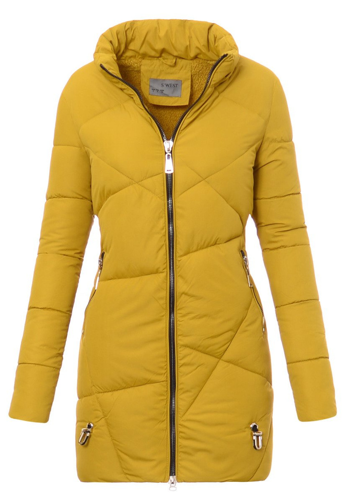 Kurtka Zimowa Julia Żółta