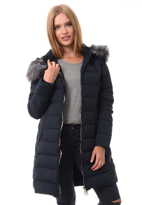Damska Kurtka Ortalionowa Milena Granatowa