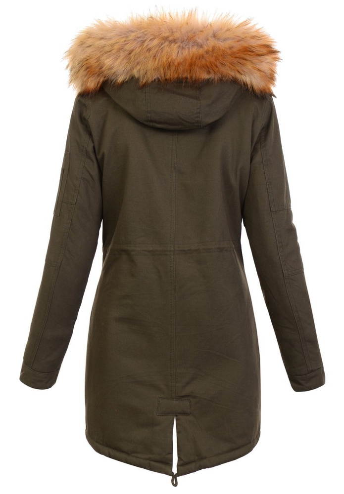 Damska Kurtka Parka Adrianna Khaki