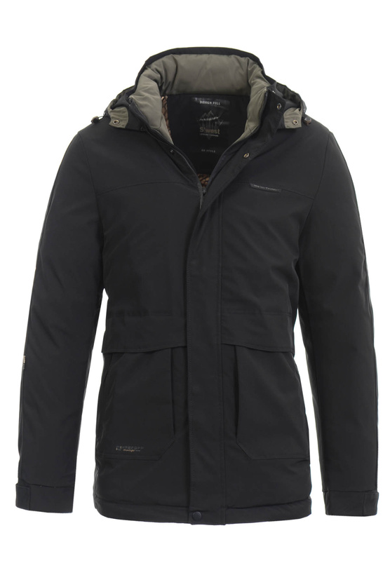 Męska Zimowa Kurtka Adrian Czarna