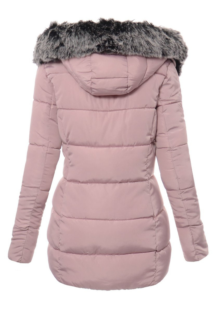 Damska Zimowa Kurtka Ortalionowa Melani Różowa