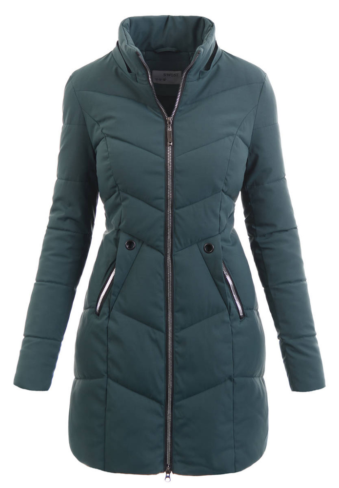 Damska Kurtka Ortalionowa Hortensja Zielona