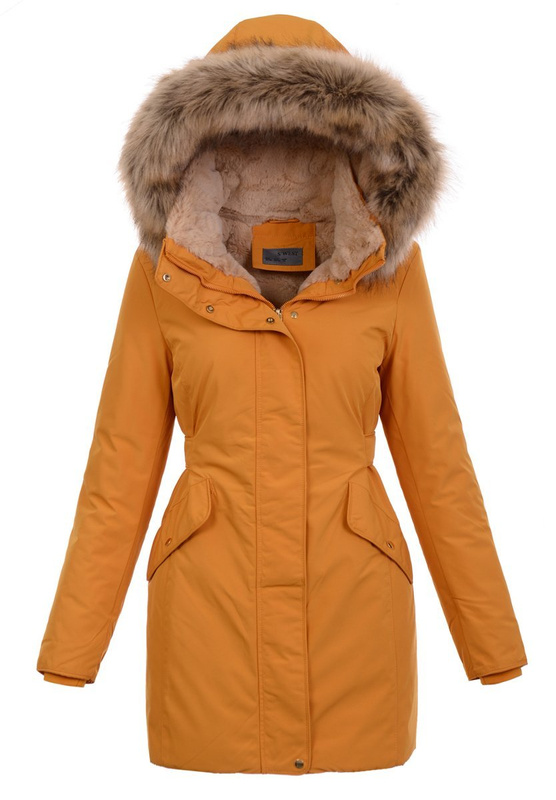 Zimowa Kurtka Parka Mirela Camel