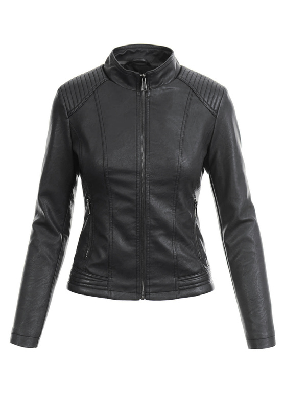 Damska Kurtka Ramoneska Aria Czarna