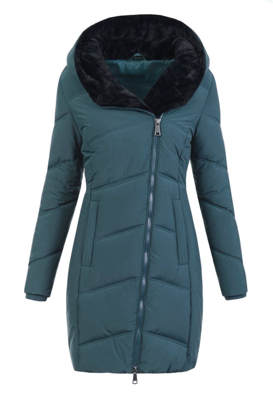 Damska Ortalionowa Kurtka Małgosia Zielona