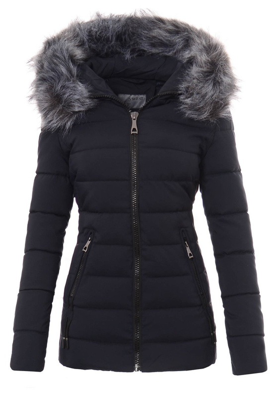 Kurtka Zimowa Zofia Ciemny Granat