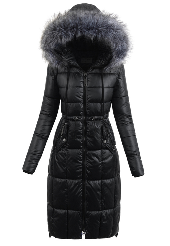 Damska Kurtka Ortalionowa Pola Czarna