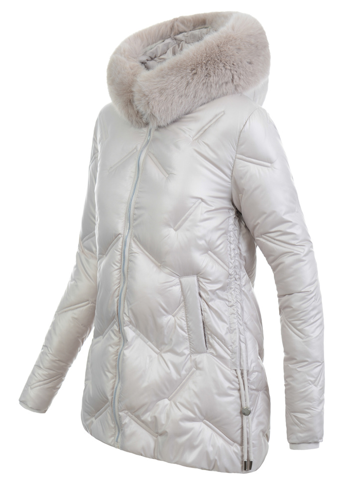 Damska Kurtka Zimowa Antonina Ecru