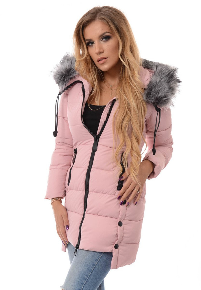 Damska Ortalionowa Kurtka Damska Ewelina Różowa