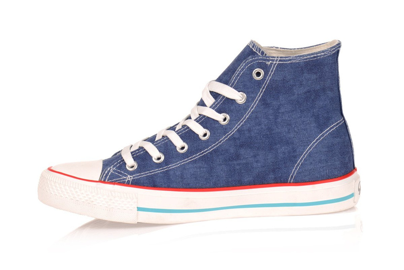 Wysokie Trampki Tenisówki Kylie Dżinsowe