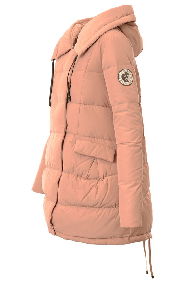 Puchowa Damska Kurtka Zimowa Molly Łososiowa