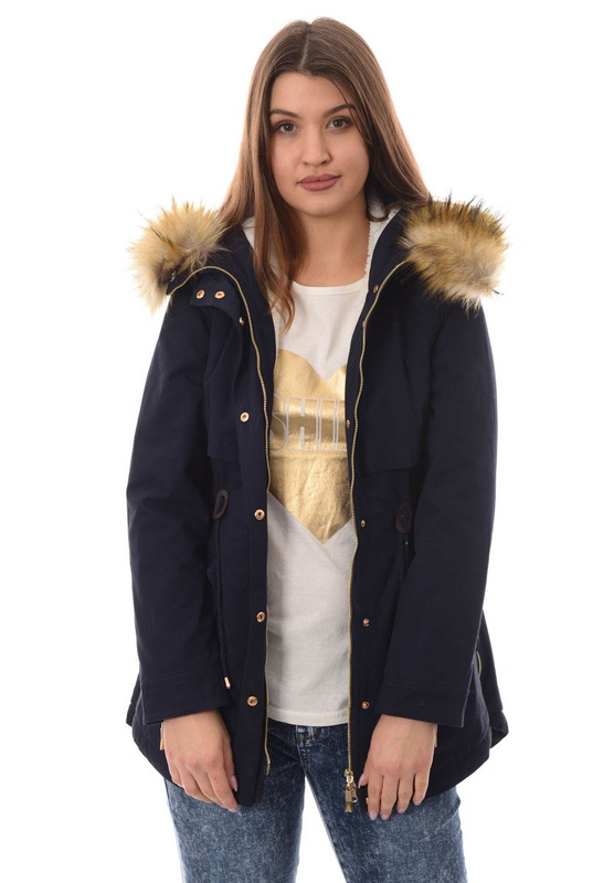 Parka Zimowa Karmen Granatowa