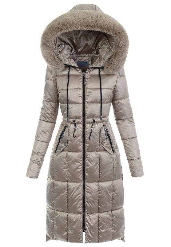 Damska Kurtka Pikowana Julita Beżowa