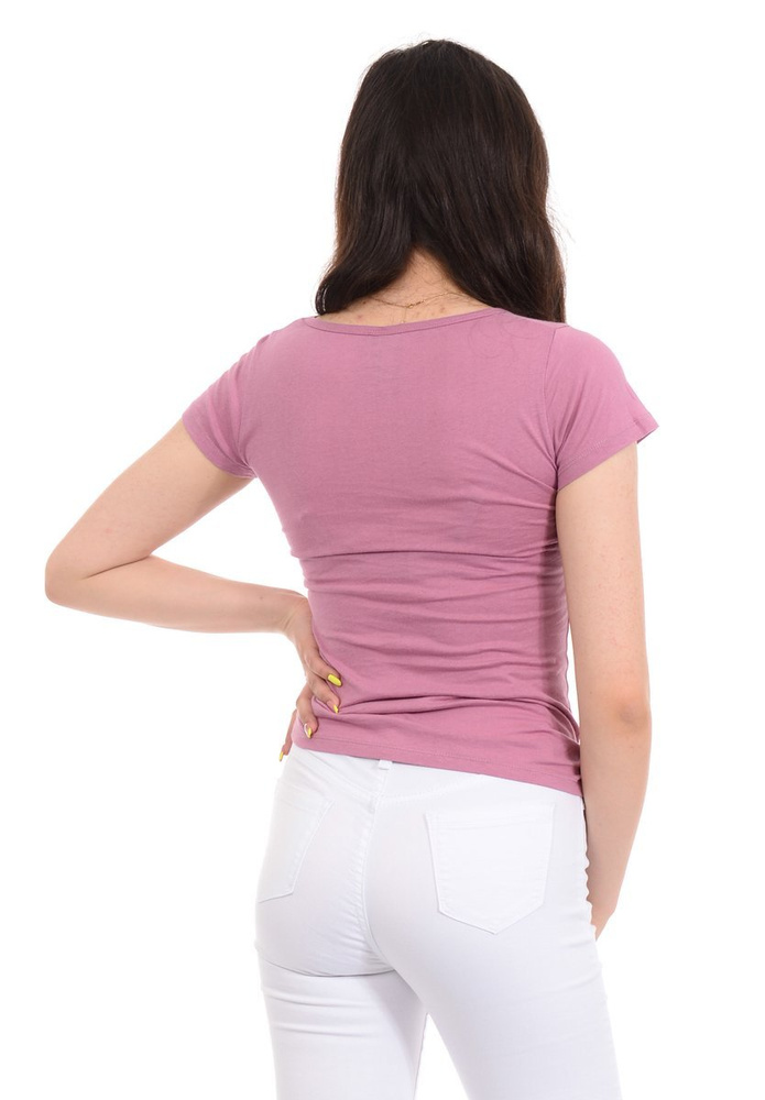 Damska Koszulka z Nadrukiem Wrzosowa