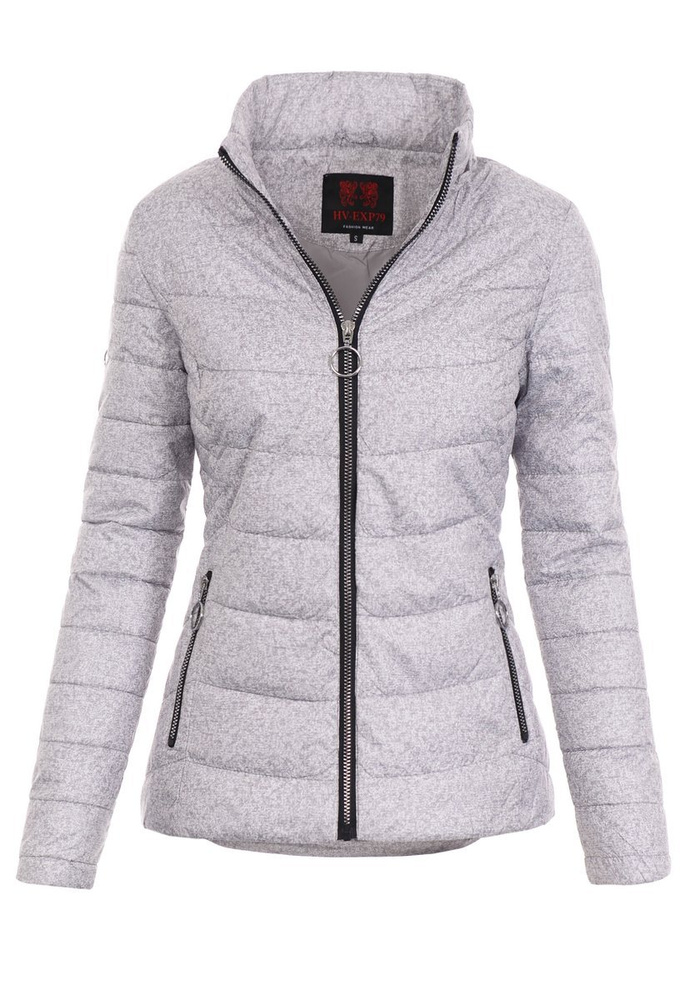 Damska Kurtka Wiosenna Michalina Szara - Melanż