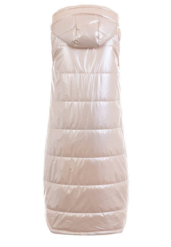 Damska Kamizelka Bezrękawnik Karmena Perłowo Różowy