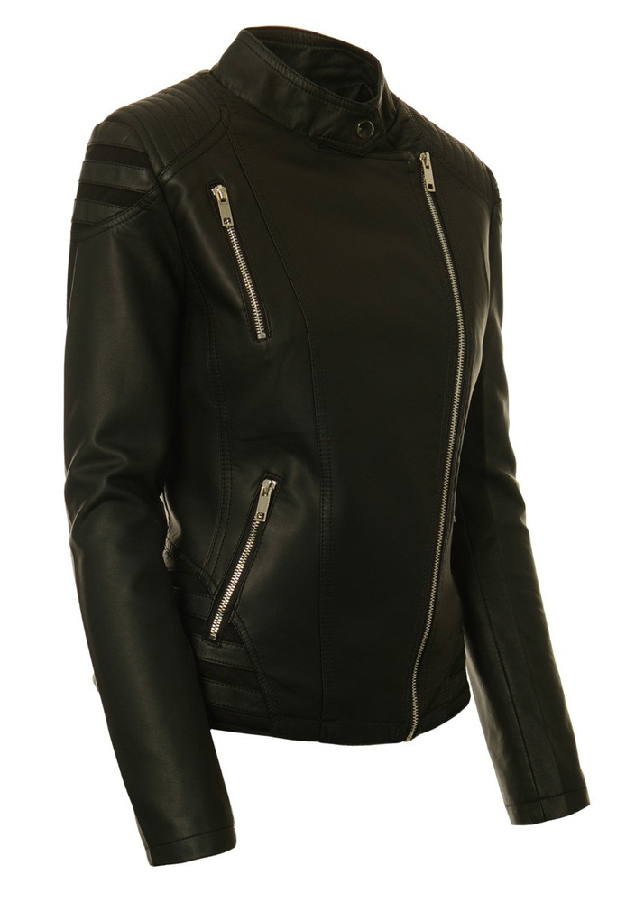 Damska Kurtka Ramoneska Ariada Czarna