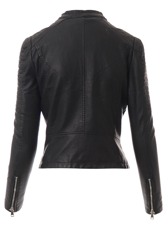 Damska Kurtka Ramoneska Łucja Czarna