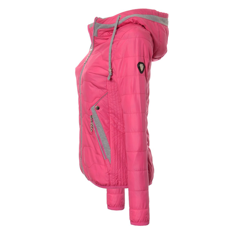 Damska Kurtka Ortalionowa  Wiosenna - Jesienna Vittoria Fuksja