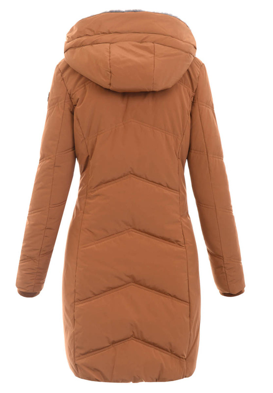 Damska Ortalionowa Kurtka Gosia Brązowa