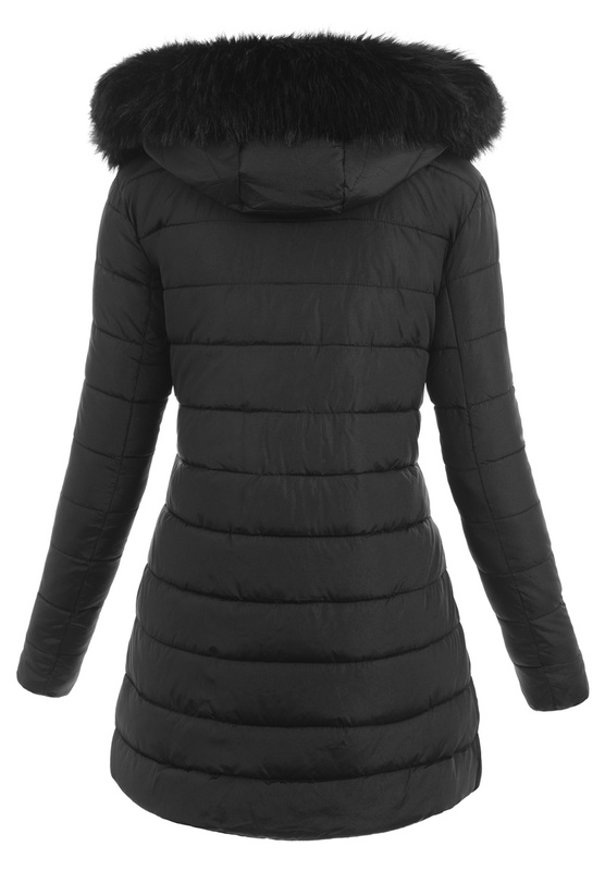 Damska Kurtka Zimowa Ortalionowa Florentyna Czarna
