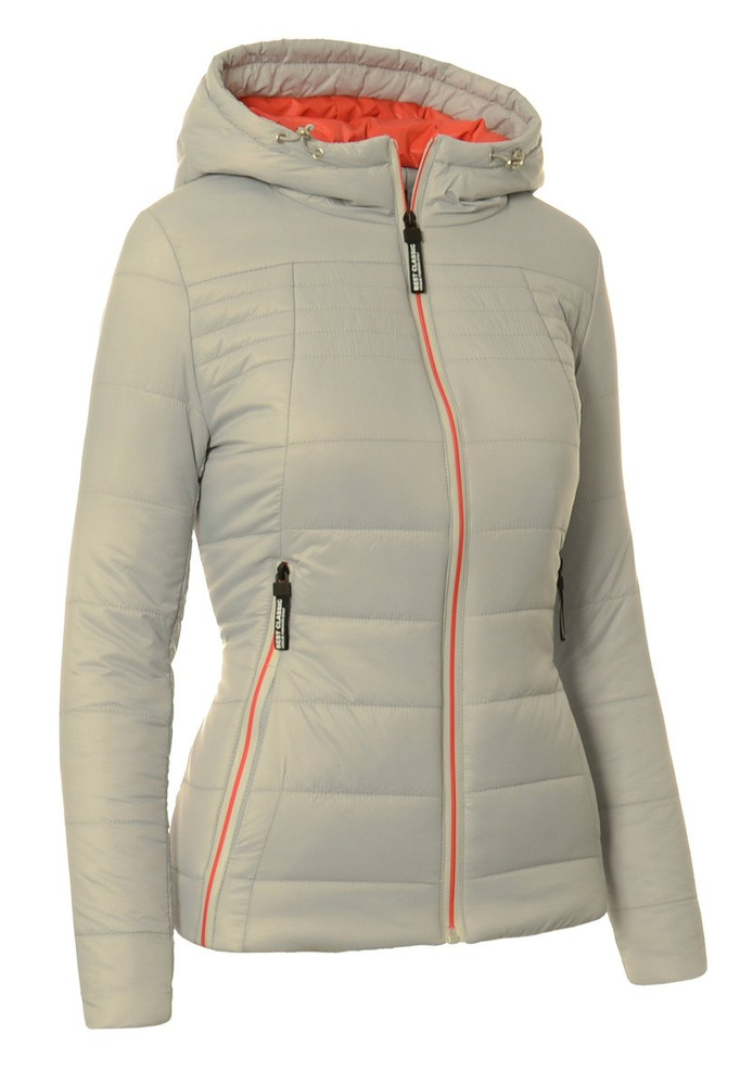 Damska Jesienna Wiosenna Kurtka Marieta Szara