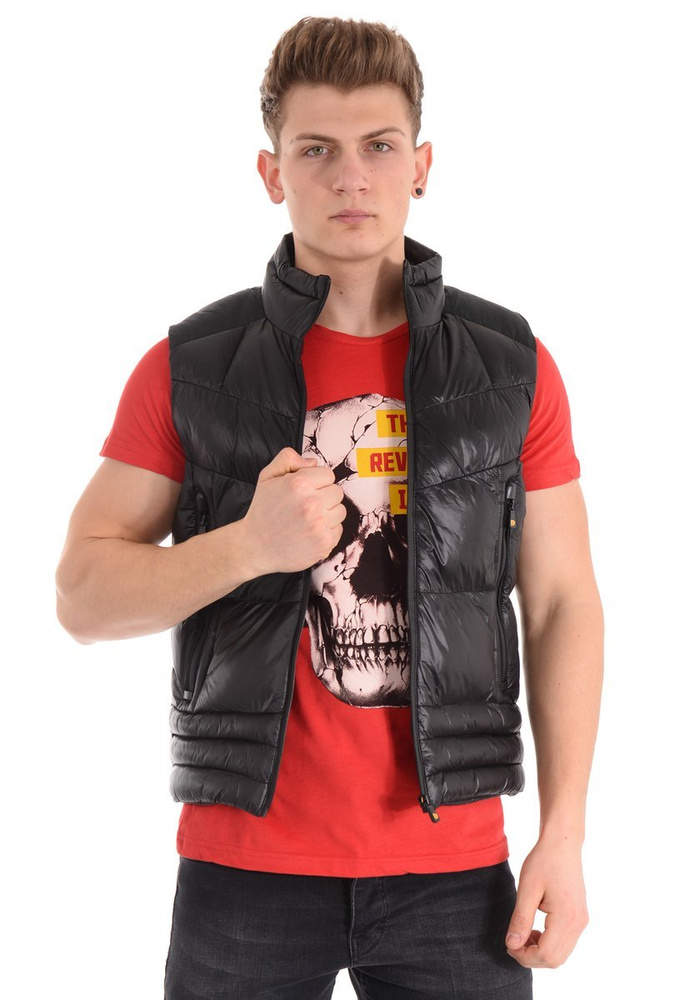 Męska Koszulka T-Shirt Nadruk Czerwona