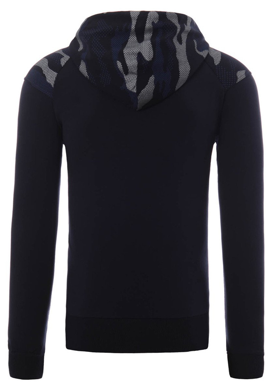 Męska Bluza Zasuwana Na Suwak Moro Granatowa