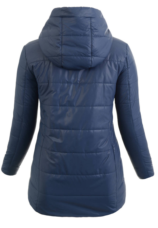 Damska Wiosenna Kurtka Ernesta Niebieska