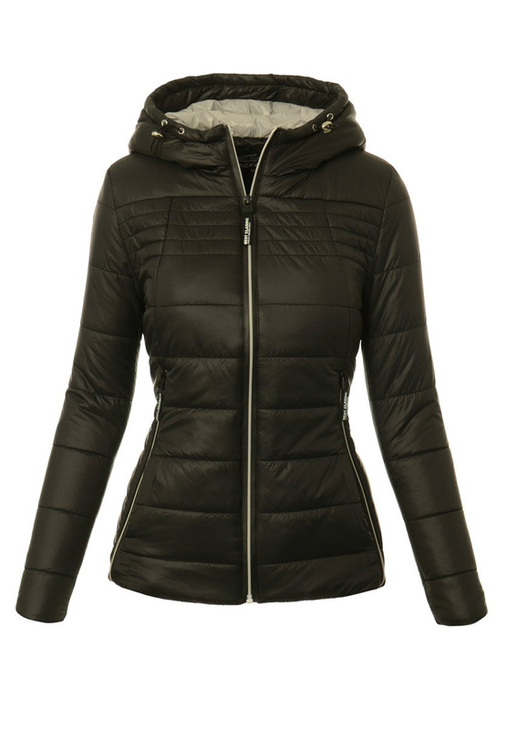 Damska Jesienna Wiosenna Kurtka Marieta Czarna